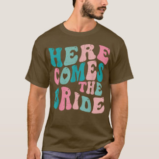 Camiseta Aquí Viene El Futuro De La Novia Sra. Engagement B