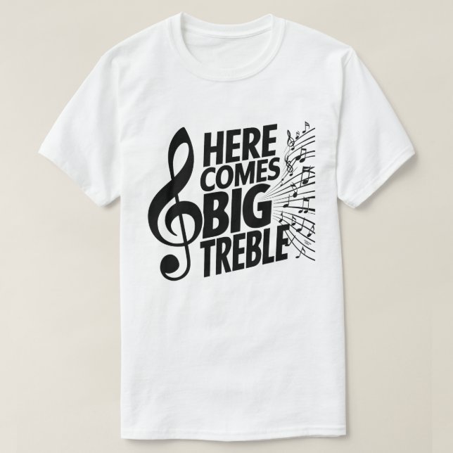 Camiseta Aquí viene el gran Tesoro (Diseño del anverso)