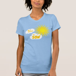 Camiseta Aquí viene el hijo Fiesta de bebé