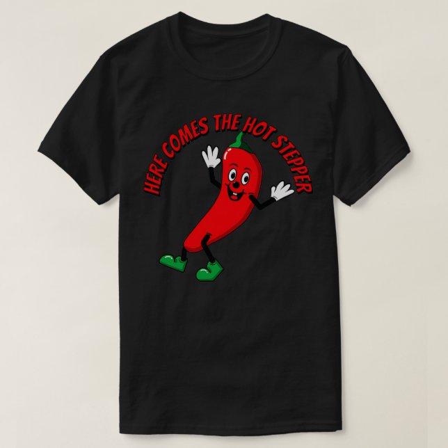 Camiseta Aquí viene el picante hili  (Diseño del anverso)
