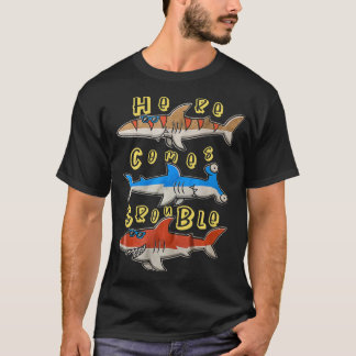 Camiseta Aquí Viene El Problema Del Tiburón Para Los Niños