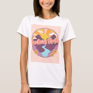 Camiseta Aquí viene el retro del Sol 