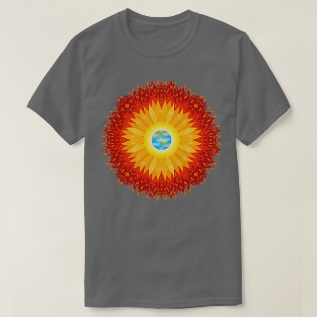 Camiseta Aquí viene el sol (Diseño del anverso)