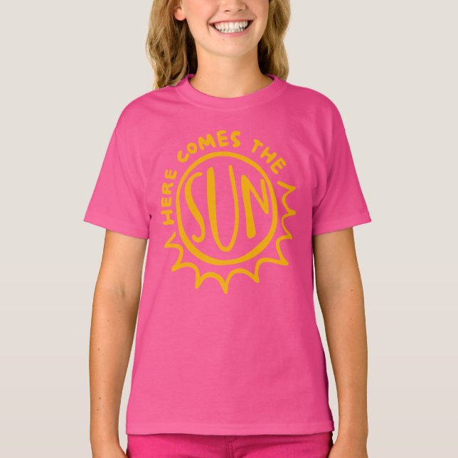 Camiseta Aquí viene el sol (Anverso)