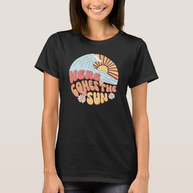 Camiseta Aquí viene el sol (Anverso)