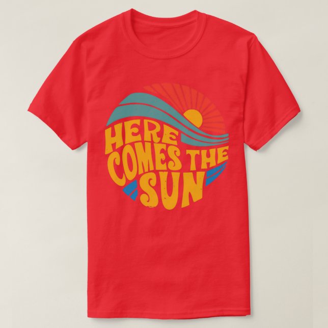 Camiseta Aquí viene el sol 3 (Diseño del anverso)