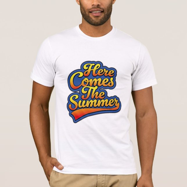 Camiseta Aquí viene el verano (Anverso)