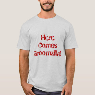 Camiseta Aquí viene Groomzilla
