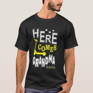 Camiseta Aquí viene la abuela de E Scooter