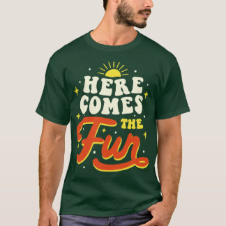 Camiseta Aquí viene la diversión de Tobe Fonseca