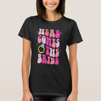 Camiseta Aquí viene la novia despedida de soltera novia Bri