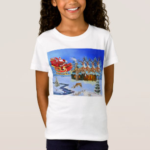 CAMISETA AQUÍ VIENE SANTA CLAUS