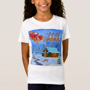 CAMISETA AQUÍ VIENE SANTA CLAUS