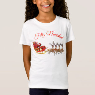 CAMISETA AQUÍ VIENE SANTA CLAUS