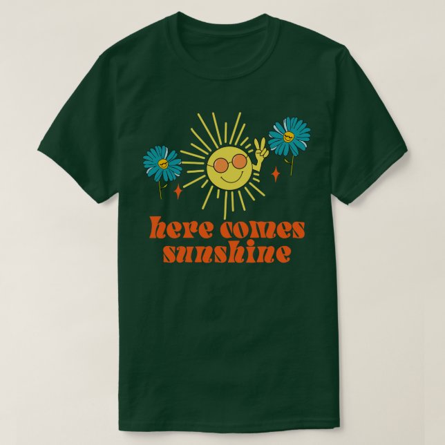 Camiseta Aquí viene Sunshine (Diseño del anverso)