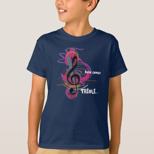 Camiseta ¡Aquí viene Treble! (Anverso)