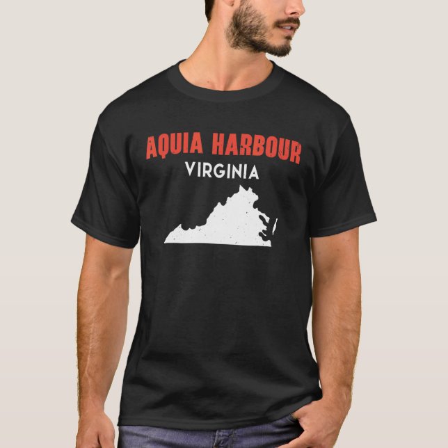 Camiseta Aquia Harbor Virginia Estados Unidos de América Vi (Anverso)