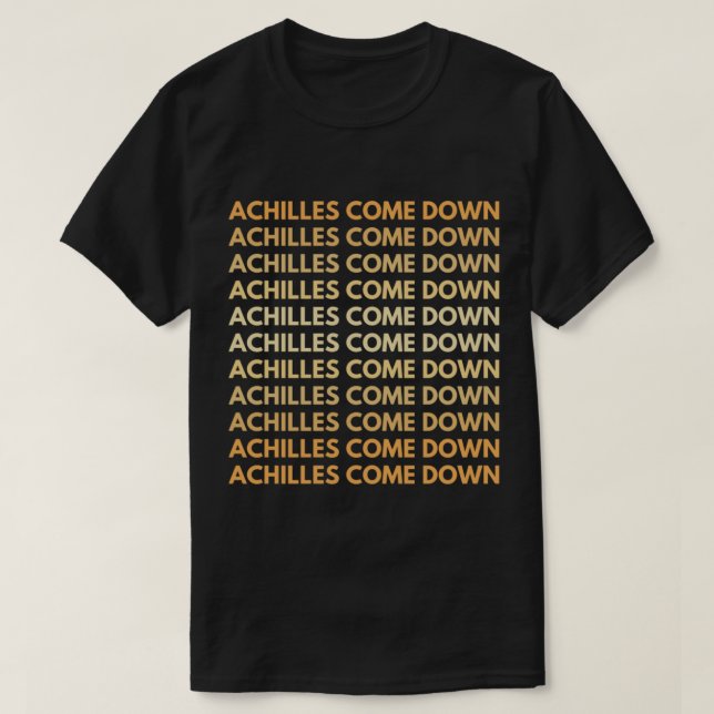 Camiseta Aquiles Estéticos Bajan Por La Canción De Aquiles (Diseño del anverso)