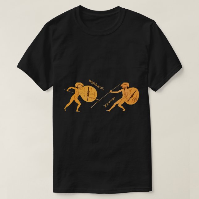 Camiseta Aquiles y Hector (Diseño del anverso)