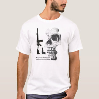 Camiseta AR15 92FS con el cráneo