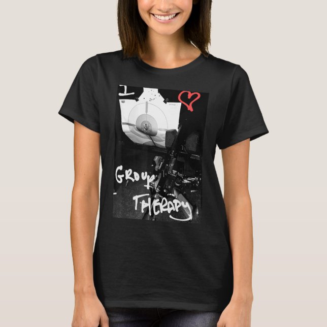 Camiseta AR15 Terapia de grupo de armas Segunda enmienda (Anverso)