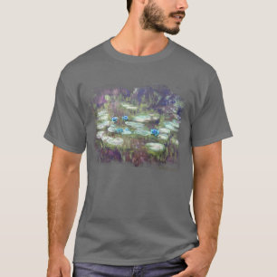 Camiseta ** AR23 Monet Lily Pads Pond Resumen clásico