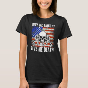 Camiseta AR-15 Dame Libertad O Muerte Calavera - Ar1