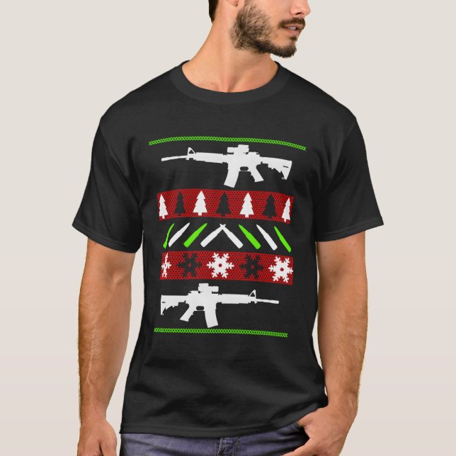 Camiseta Ar-15 Rifle Ugly Gun (Anverso)
