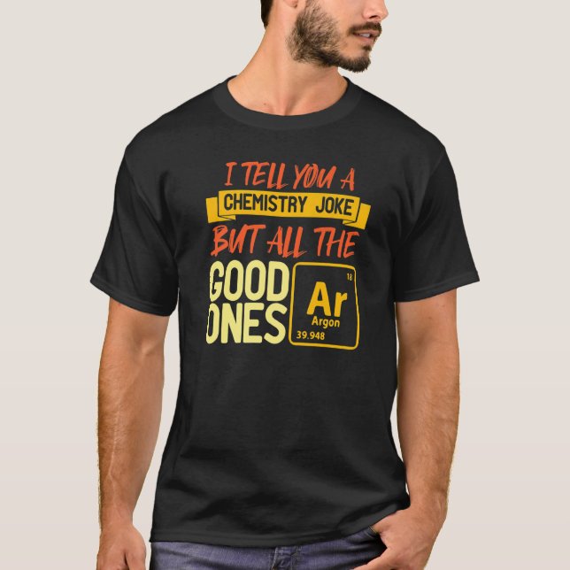 Camiseta Ar Argon Tabla Periódica De Elementos Chemi (Anverso)