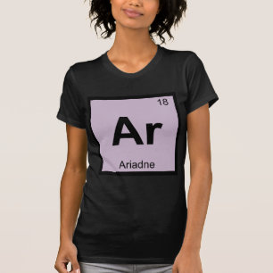 Camiseta Ar - Ariadna Símbolo de la tabla periódica de quím