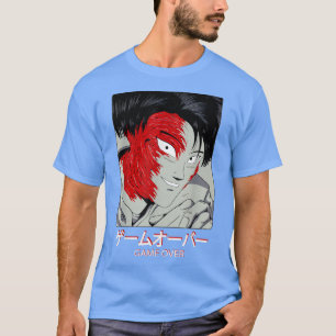 Camiseta Ar gráfico sobre monstruos japoneses del mal de Ot