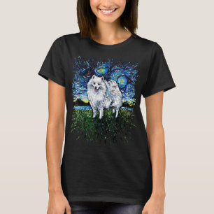 Camiseta Ar. Noche de perros estelares esquimales japoneses