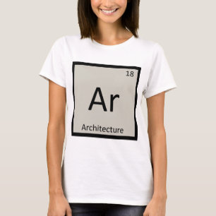 Camiseta Ar - Símbolo de la tabla periódica de química de A