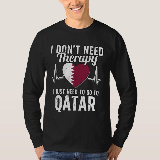 Camiseta Arab Flag I Qatar Flag I Vacation  I Qatar (Anverso)