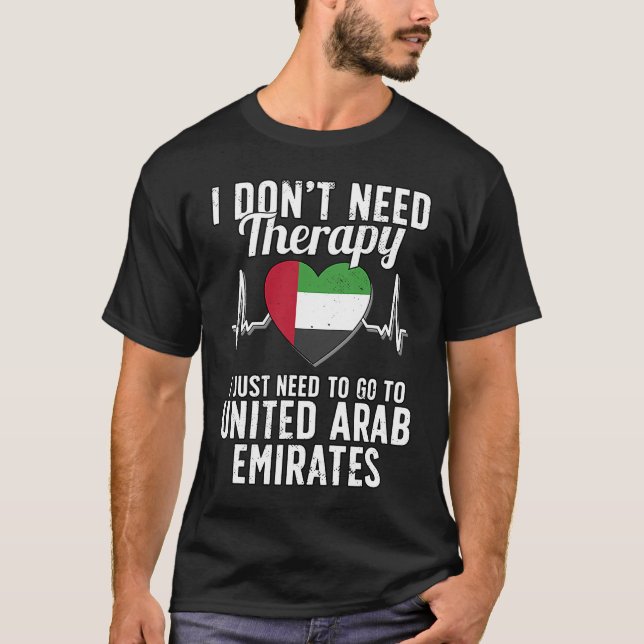 Camiseta Arab I United Arab Emirates Flag I United Arab Emi (Anverso)