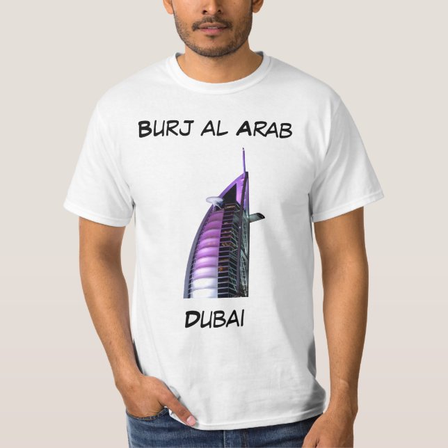Camiseta Árabe del al de Burj, Dubai (Anverso)