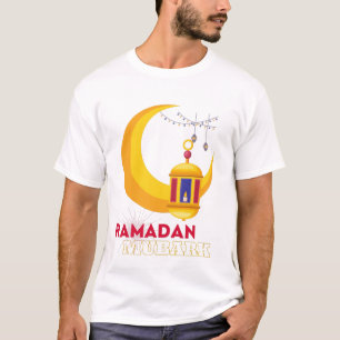 Camiseta Árabe Ramadan Kareem-Ramadan Mubark 2021 tee 