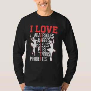 Camiseta Arabescos Barras Elevaciones Pliegues Extendidos P