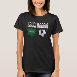 Camiseta Arabia Saudita: Bandera saudita vigila el fútbol