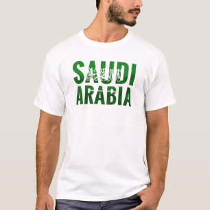 Camiseta Arabia Saudita: El nombre de la bandera س con for