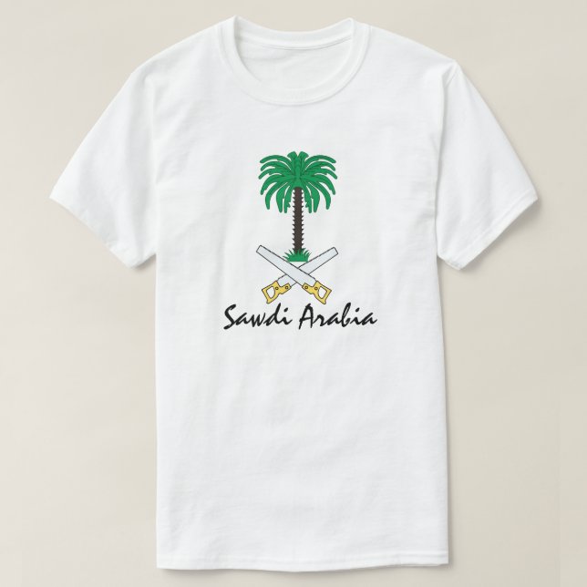 Camiseta Arabia Saudita: Emblema sawdi (Diseño del anverso)