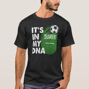 Camiseta Arabia Saudita En Mi Adn El Equipo De Bandera Saud