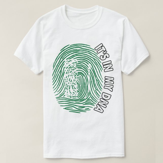 Camiseta Arabia Saudita: Está en mi ADN (Diseño del anverso)