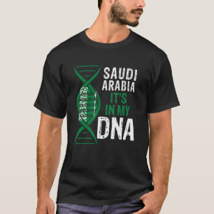 Camiseta Arabia Saudita está en mi ADN Orgullosa Arabia Sau