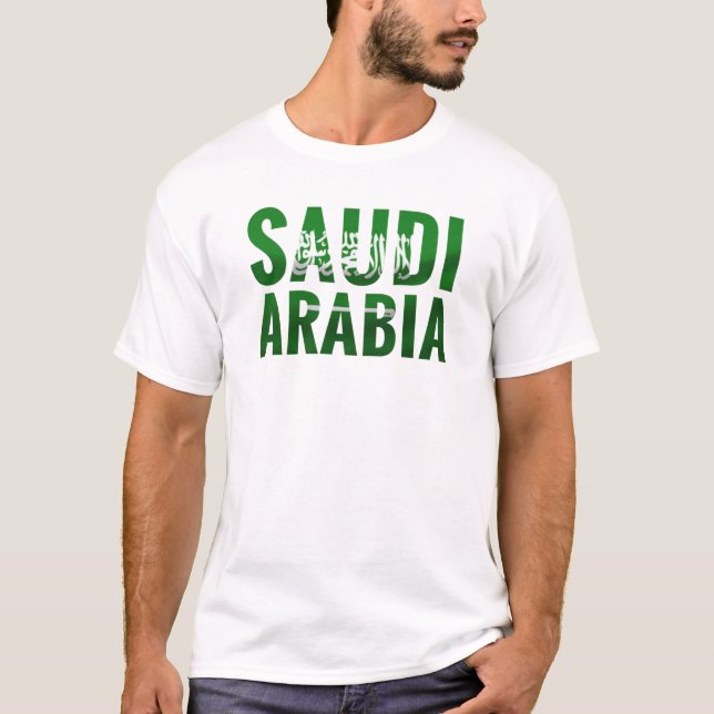 Camiseta Arabia Saudita: Nombre de Arabia Saudita: bandera  (Anverso)