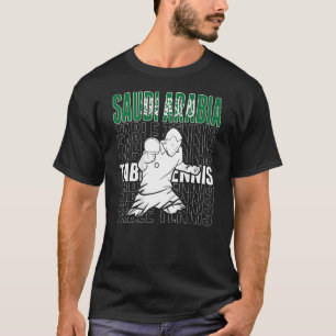 Camiseta Arabia Saudita: Tenis de mesa apoya a Ping Pong sa