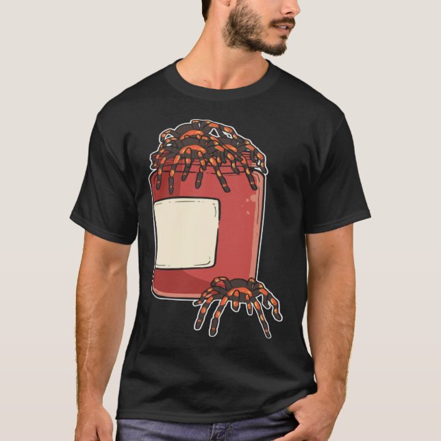 Camiseta Arachnid Spiders In Bottle Cute Tarantula For Kids (Anverso)