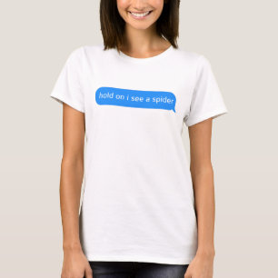 Camiseta Arachnólogo espera a ver una araña