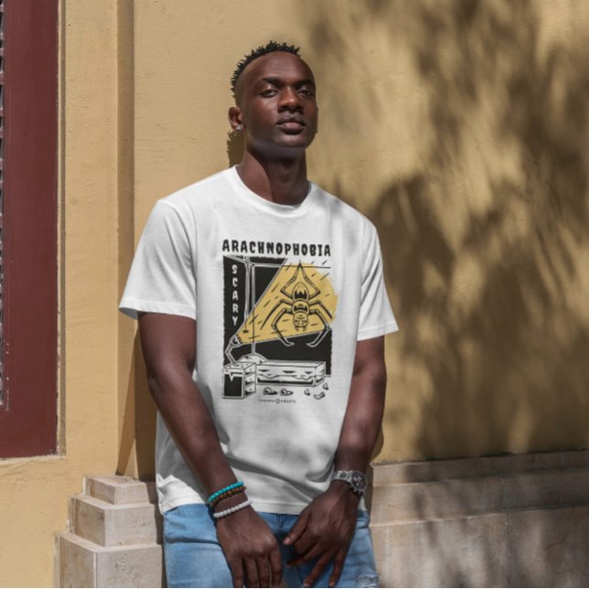 Camiseta Aracnofobia espeluznante (Subido por el creador)