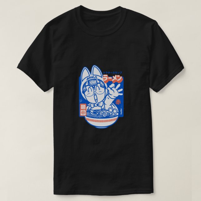 Camiseta Arale de la caída de la dr (Diseño del anverso)